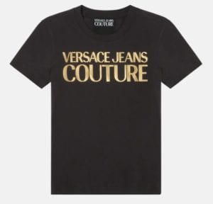 Versace Jeans Couture Metallic Logo T-Shirt