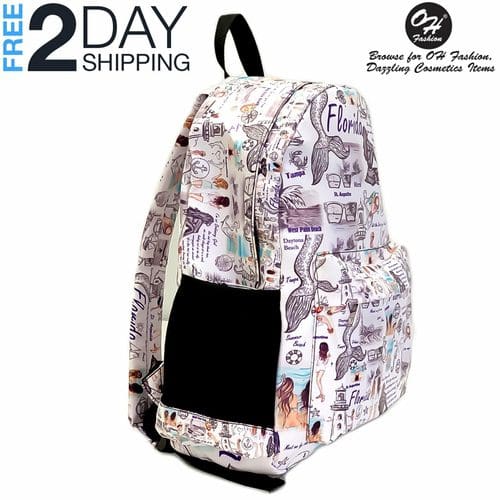 Oh Fashion Backpack Traveling To Florida - 16” Inches 5