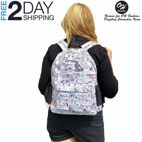 Oh Fashion Backpack Traveling To Florida