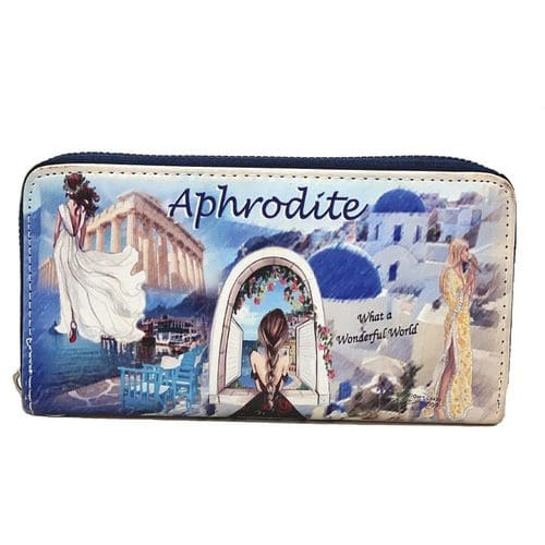 Oh Fashion Zip-Around Aphrodite Wallet 10