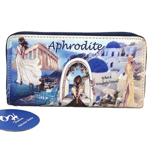 Oh Fashion Zip-Around Aphrodite Wallet 12
