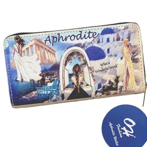 Oh Fashion Zip-Around Aphrodite Wallet 8