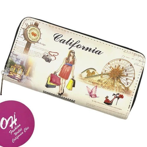 Oh Fashion Vegan Leather California Chic Wallet 13