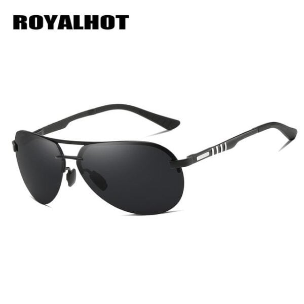 Royal Hot Polarized Alloy Oval Driving Sunglasses 6