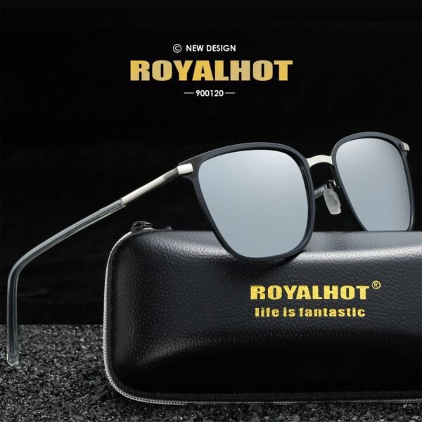 Royal Hot Polarized Uv400 Alloy Square Driving Sunglasses 14