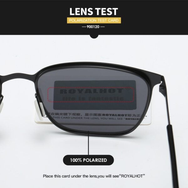Royal Hot Polarized Uv400 Alloy Square Driving Sunglasses 18