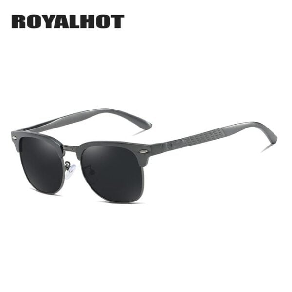 Royal Hot Polarized Aluminum Magnesium Half Frame Sunglasses 11