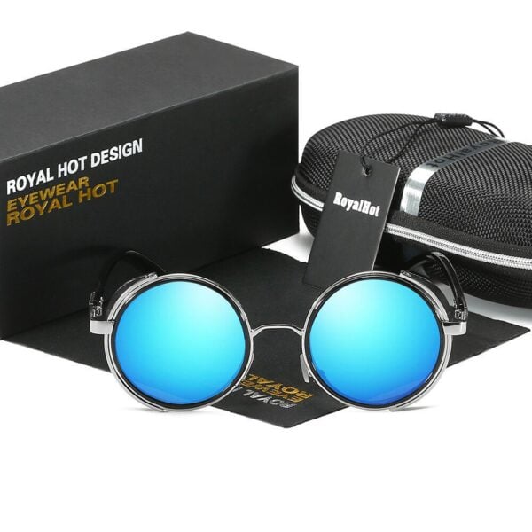 Royal Hot Round Polarized Uv400 Punk Sunglasses 13