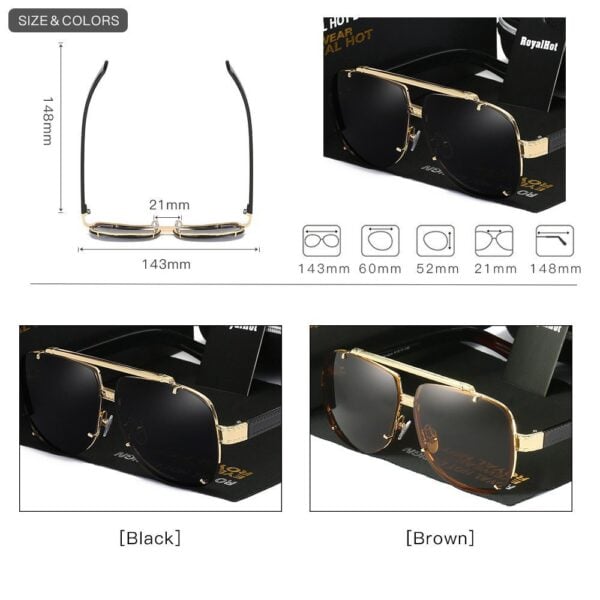 Royal Hot Gorgeous Polarized Uv400 Square Sunglasses 3