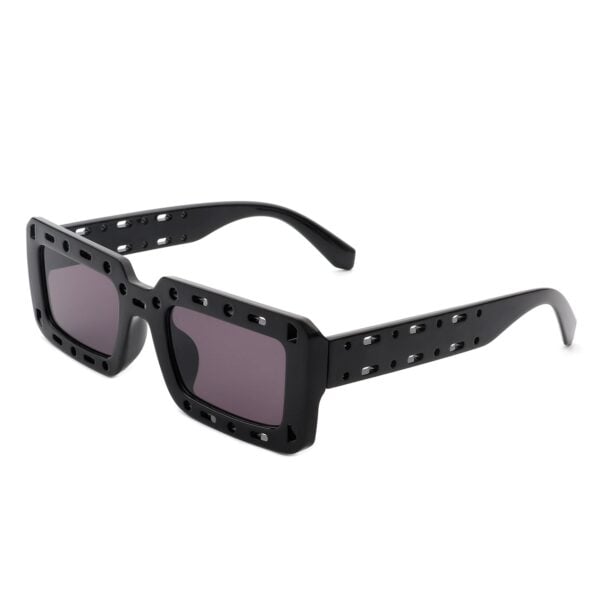 Undynite - Rectangle Irregular Frame Retro Square Sunglasses 14