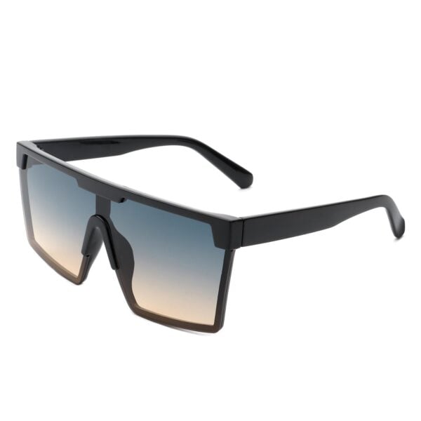 Vitalize - Oversize Retro Square Flat Top Sunglasses 16