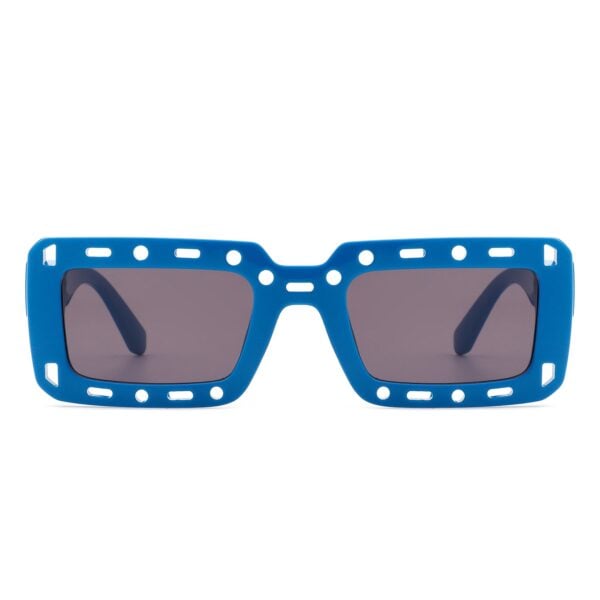 Undynite - Rectangle Irregular Frame Retro Square Sunglasses 8