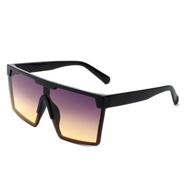 Vitalize - Oversize Retro Square Flat Top Sunglasses 18