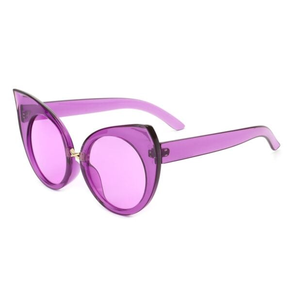Iridessa - Retro Oversized Cat Eye Sunglasses High Pointed 7