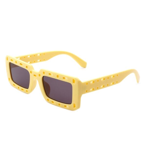 Undynite - Rectangle Irregular Frame Retro Square Sunglasses 11