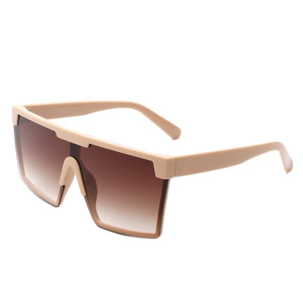 Vitalize - Oversize Retro Square Flat Top Sunglasses 20