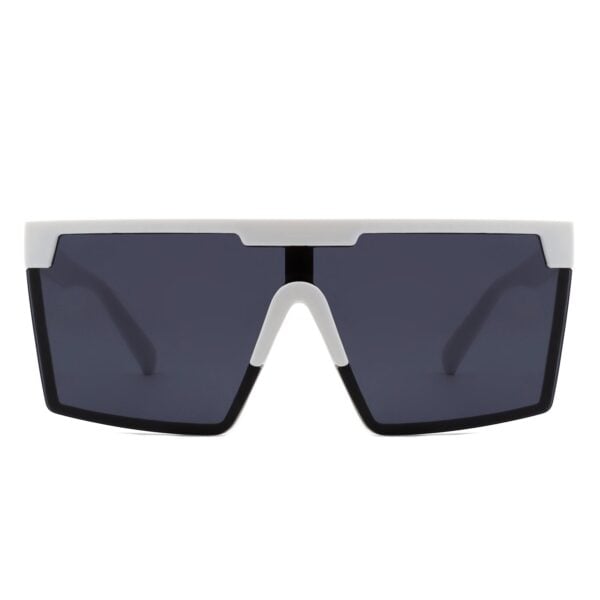 Vitalize - Oversize Retro Square Flat Top Sunglasses 10