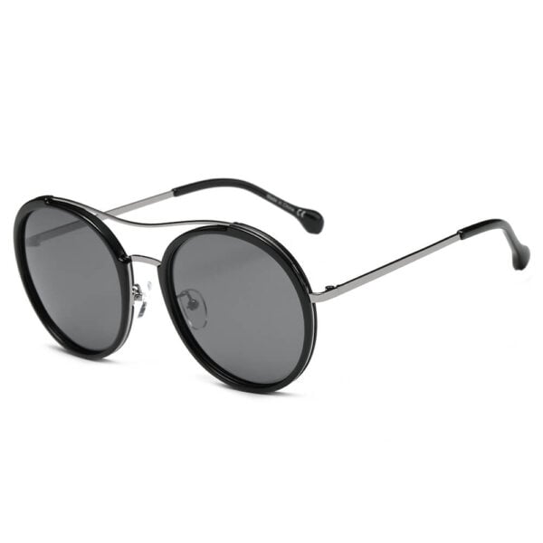 Emporia - Retro Polarized Round Sunglasses 27