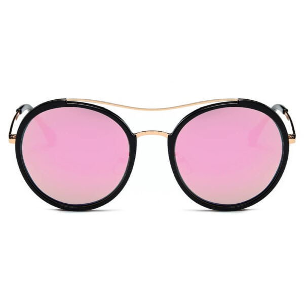 Retro Polarized Round Sunglasses