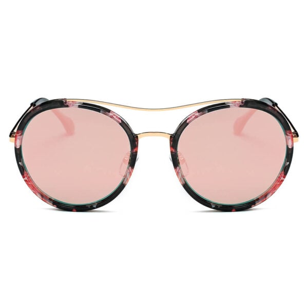 Emporia - Retro Polarized Round Sunglasses 22