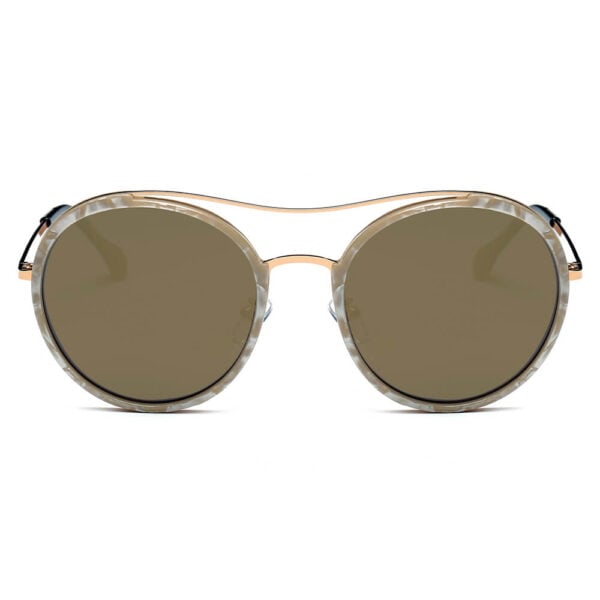 Emporia - Retro Polarized Round Sunglasses 26