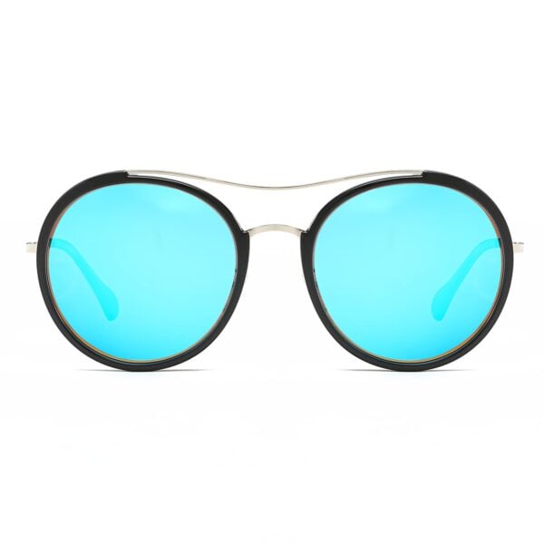 Emporia - Retro Polarized Round Sunglasses 18