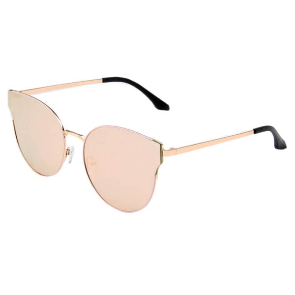 Écija - Round Flat Lenses Cat Eye Rimless Sunglasses 13