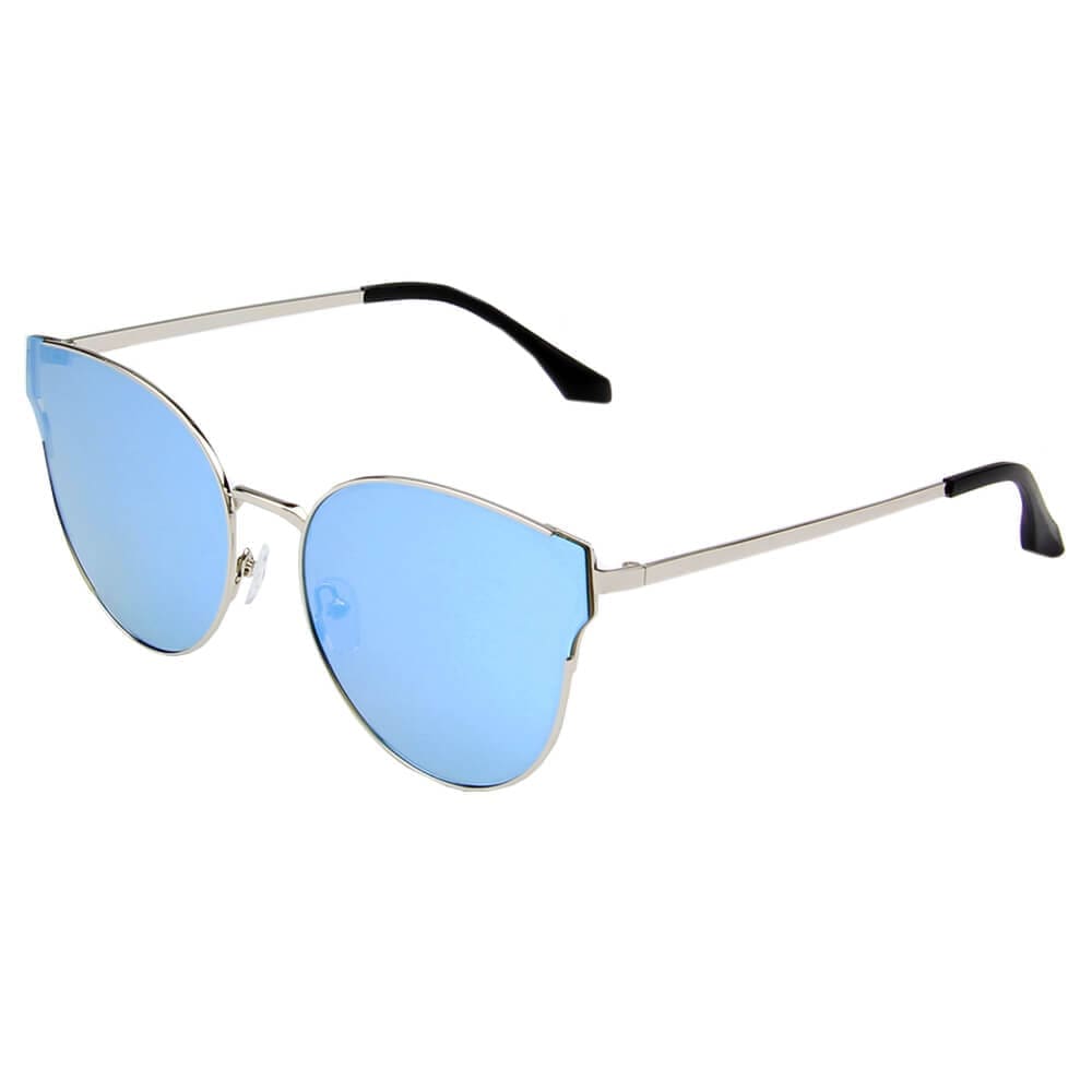 Écija - Round Flat Lenses Cat Eye Rimless Sunglasses 4