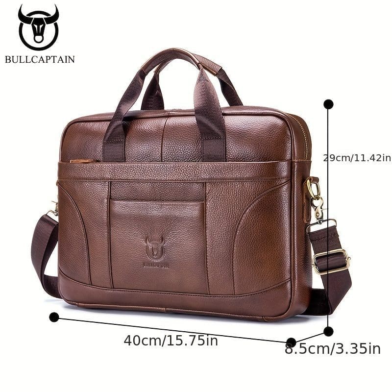 Real Leather Laptop Bag 