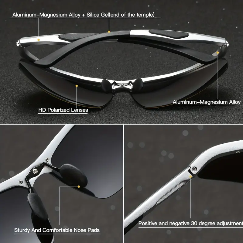 Royal Hot Aluminum Magnesium Polarized Sunglasses