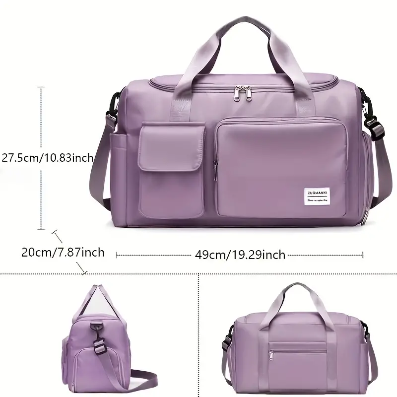 Large-Capacity Travel Luggage Bag Measurement
