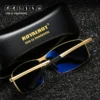 Polarized Alloy Cool Rectangle Frame Sunglasses 4