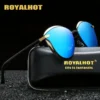 Polarized Alloy Quality Oval Frame Sunglasses 2