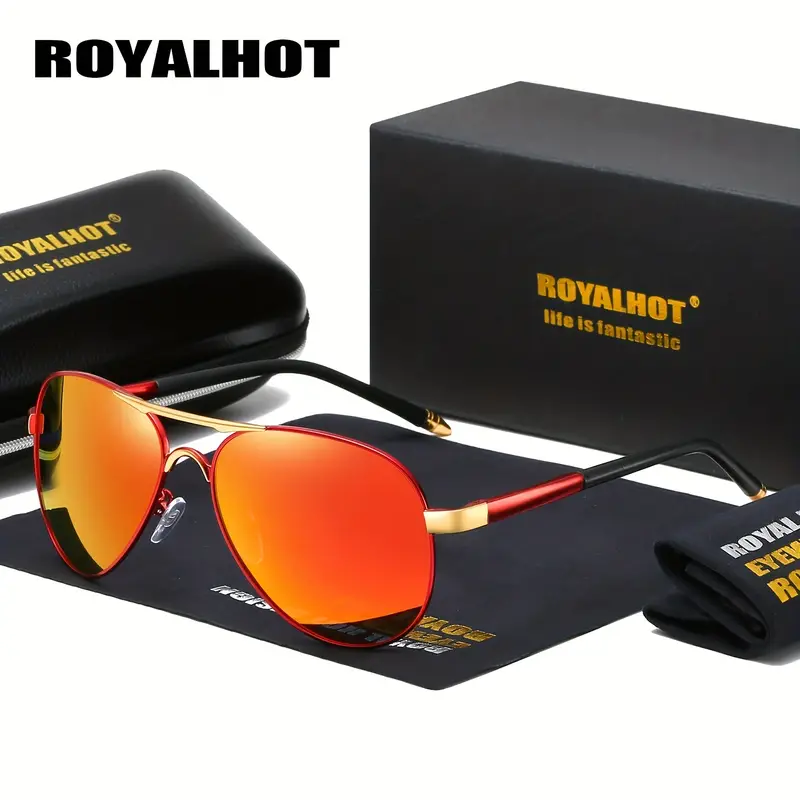 Cool Metal Frame Royalhot Polarized Sunglasses 9