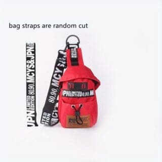 Street Trend Sling Pack, Mini Canvas Waist Bag