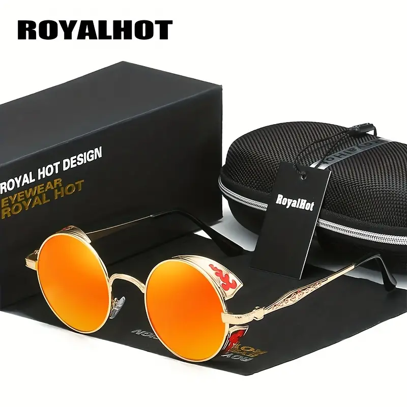 Royal Hot Polarized Steampunk Sunglasses 5