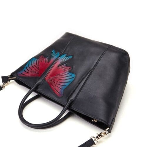 Bellorita Butterfly Black Top Handle Bag 6