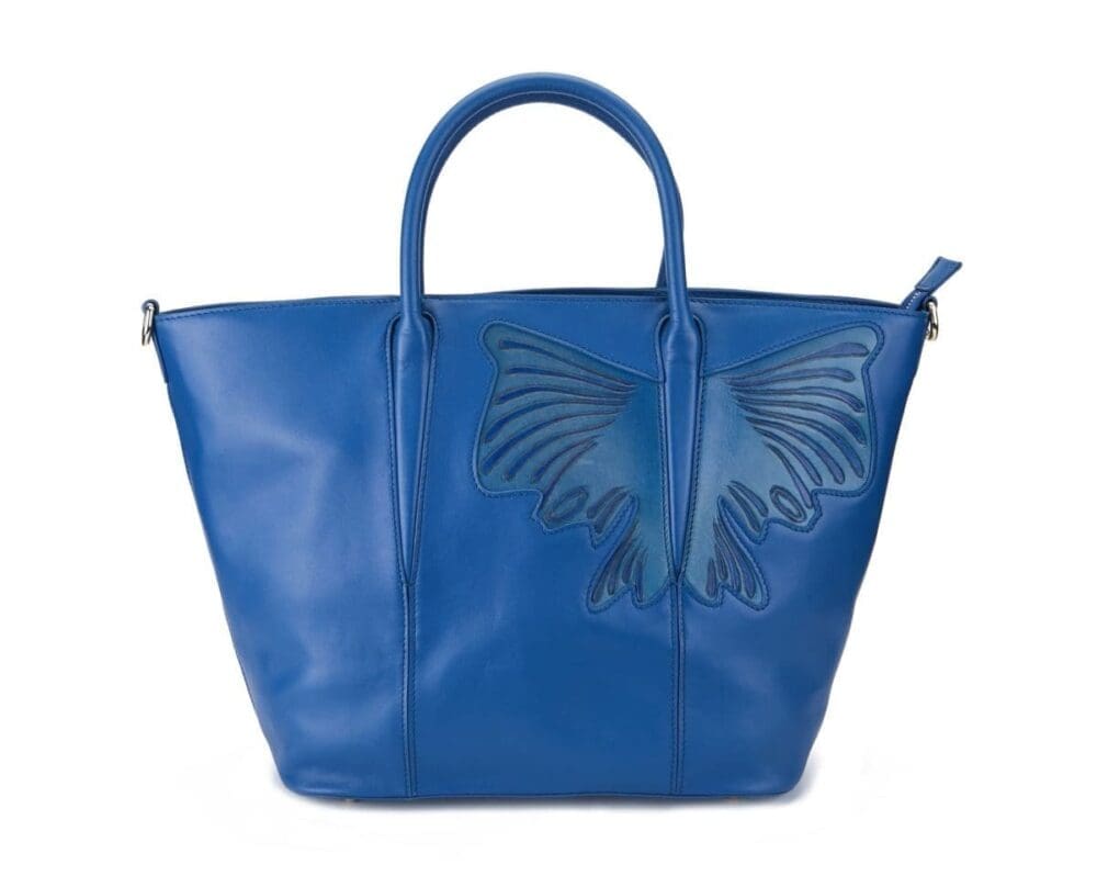 Bellorita Butterfly Blue Top Handle Bag 2