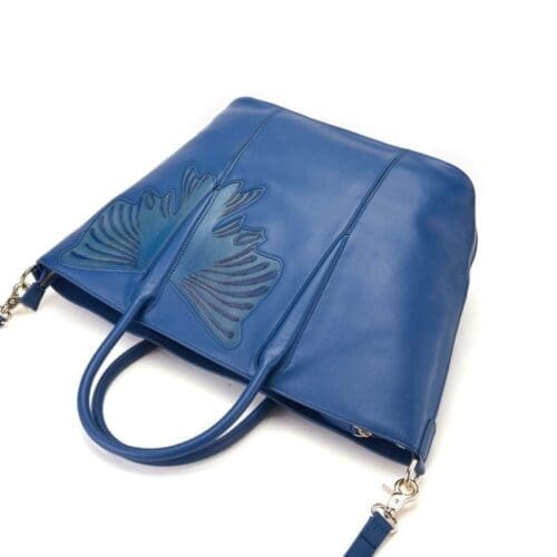 Bellorita Butterfly Blue Top Handle Bag 6