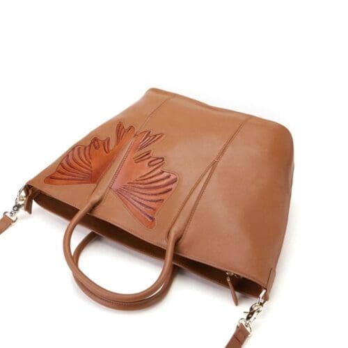 Bellorita Butterfly Brown Top Handle Bag 5