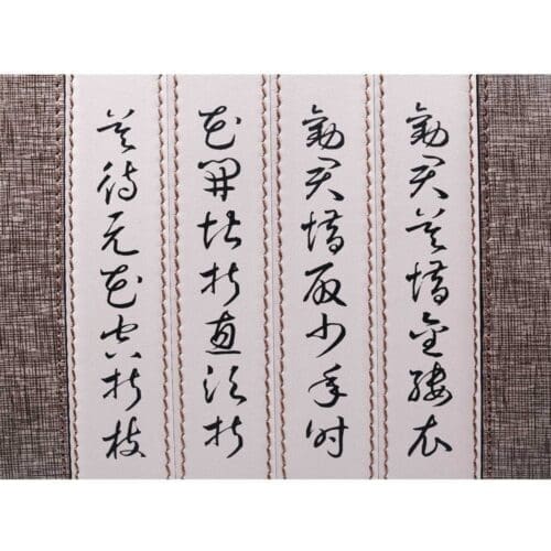 Bellorita Calligraphy Brown Satchel Crossbody Bag 5