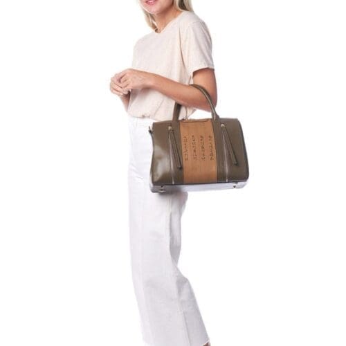 Bellorita Calligraphy Green Crossbody Bag 4