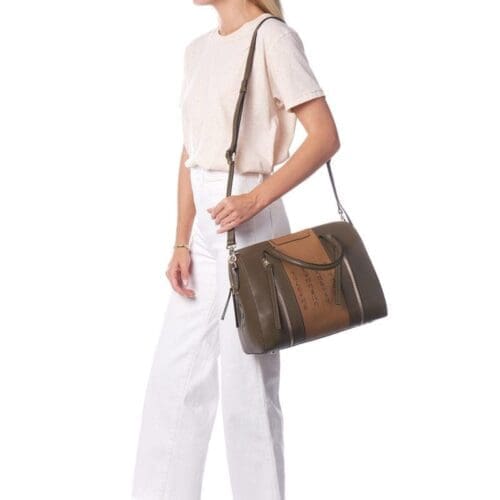 Bellorita Calligraphy Green Crossbody Bag 5