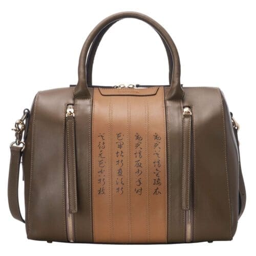 Bellorita Calligraphy Green Crossbody Bag