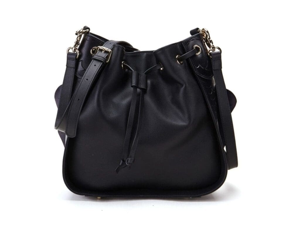Bellorita Carp Black Bucket Shoulder Bag