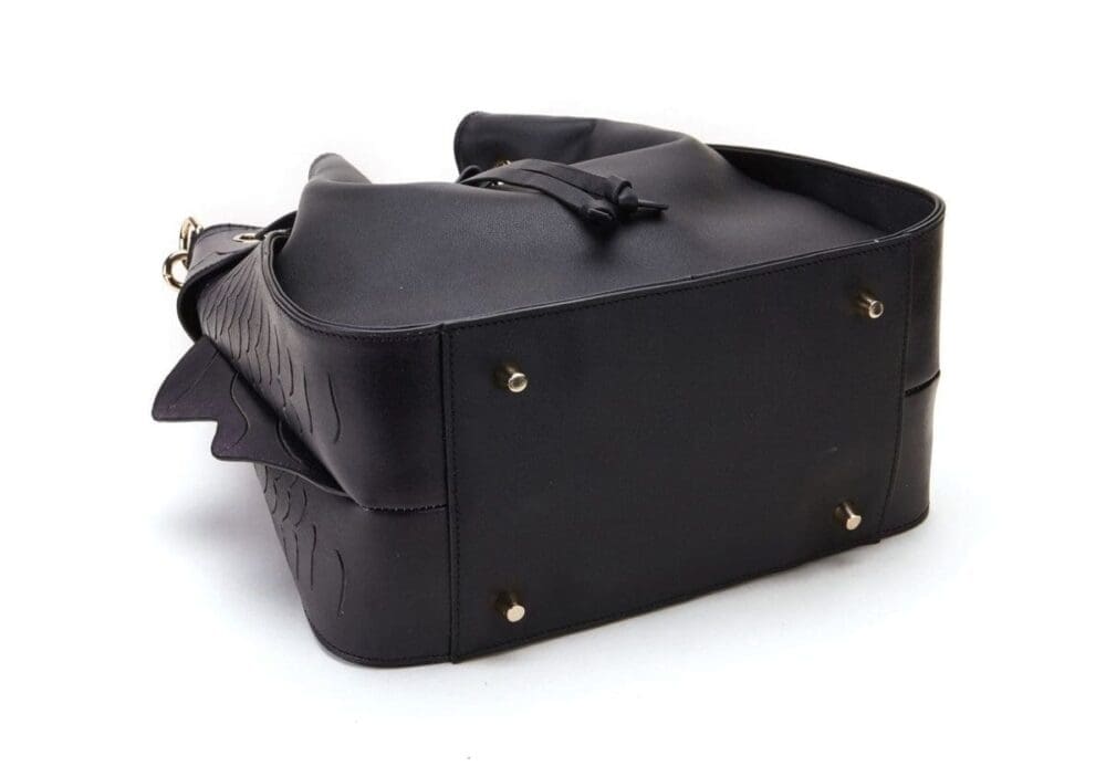 Bellorita Carp Black Bucket Shoulder Bag 4