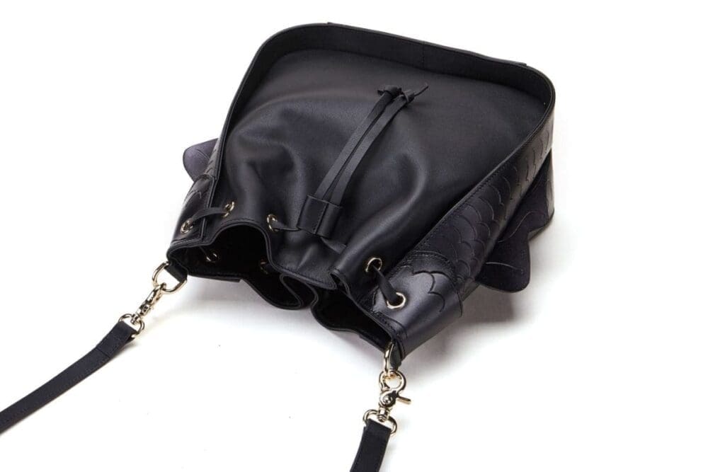 Bellorita Carp Black Bucket Shoulder Bag 5