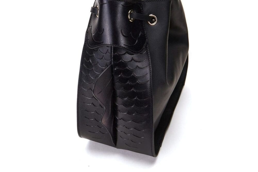 Bellorita Carp Black Bucket Shoulder Bag 8