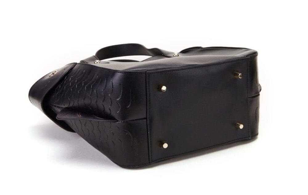Bellorita Carp Black Top Handle Bag 5