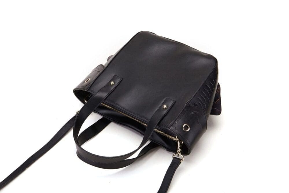 Bellorita Carp Black Top Handle Bag 6